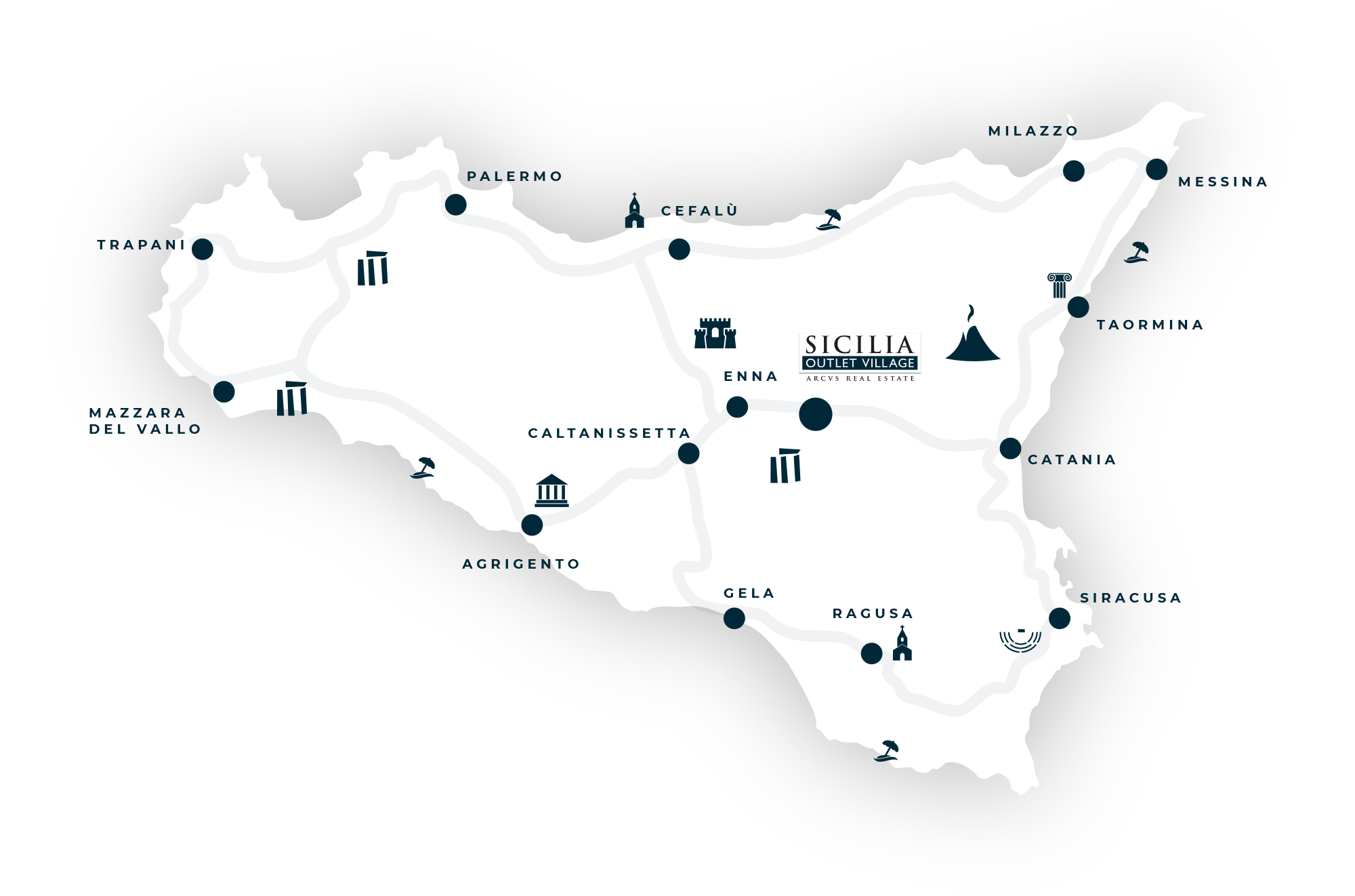 Сицилия карта бара